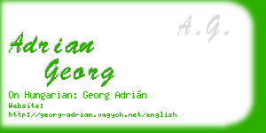 adrian georg business card